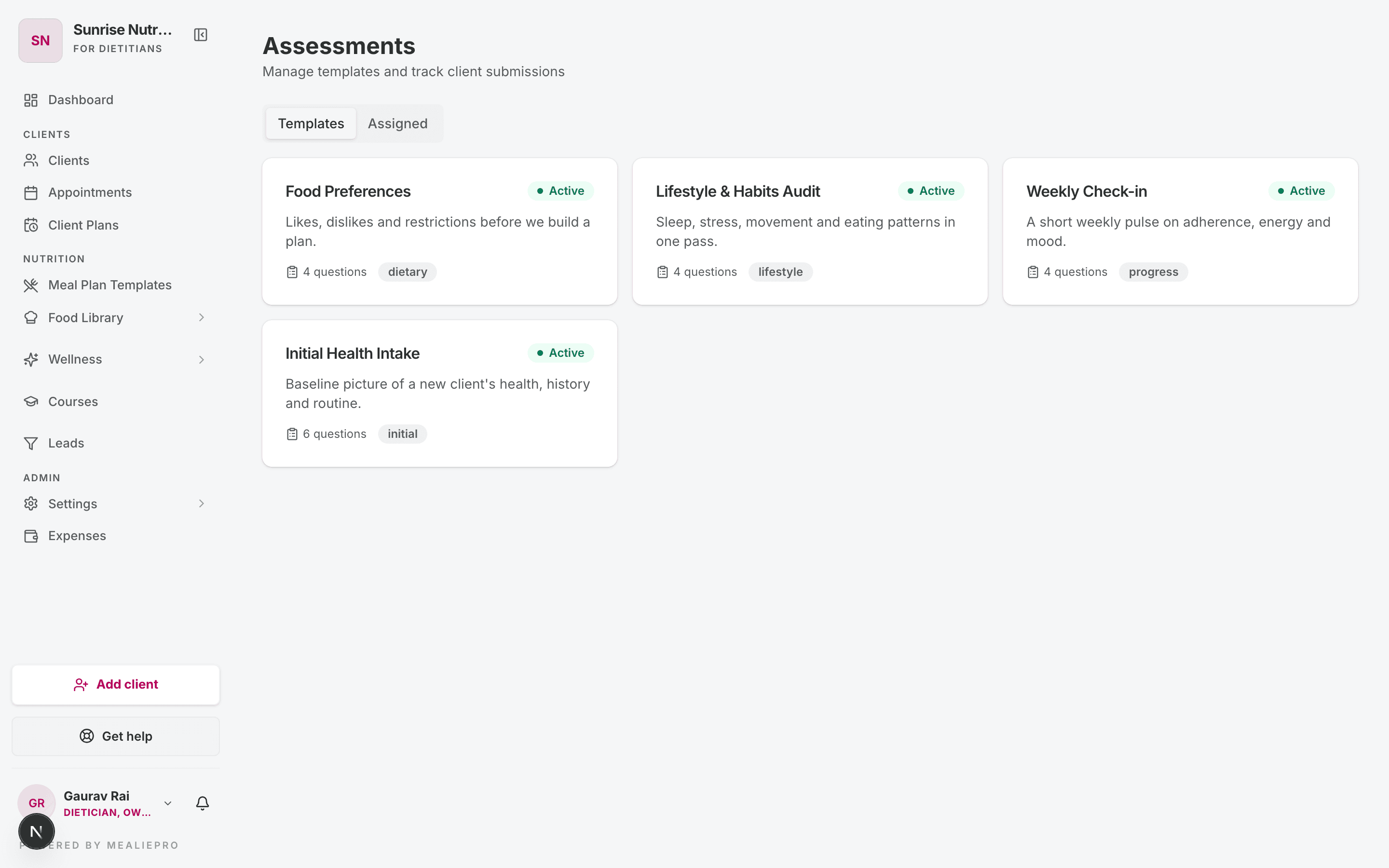 Assessments