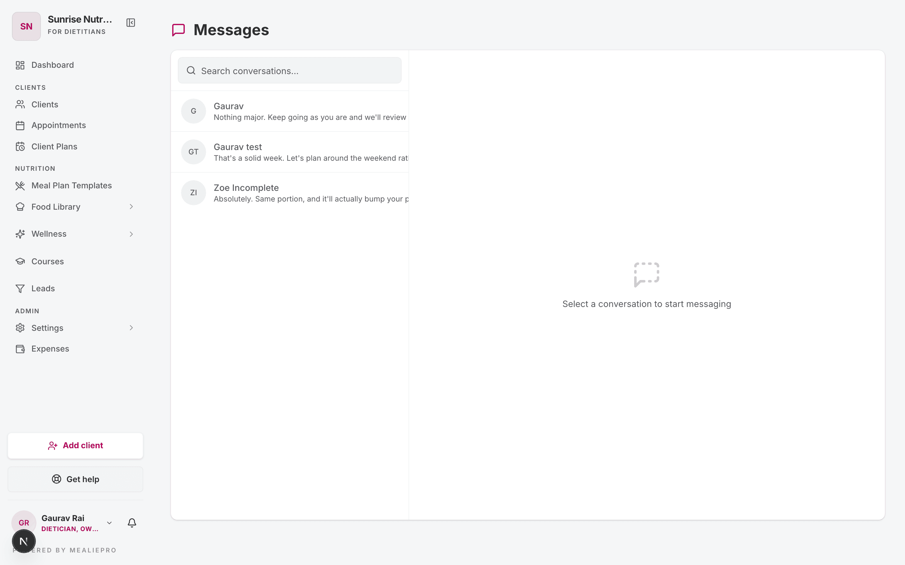 Messages